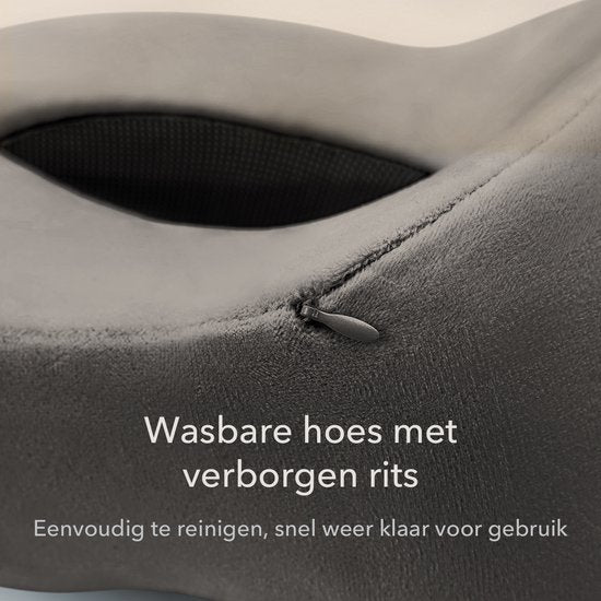 SKYCASES Travel Essentials - Oreiller de cou 3 pièces - Oreiller de voyage ergonomique en mousse à mémoire de forme avec masque pour les yeux et bouchons d'oreille - Idéal pour l'avion, la voiture et le train - Compact et luxueux - Abricot