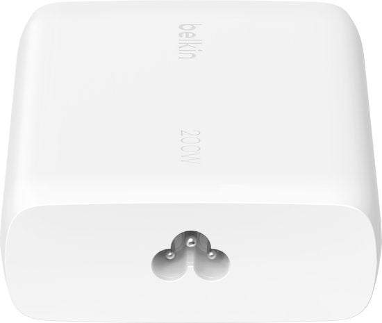 Belkin BoostCharge Pro 200W 4-port USB-C GaN Fast Charger with Power Delivery 3.1, Includes 1.5m Cable (Chargeur rapide USB-C GaN à 4 ports avec Power Delivery 3.1, câble de 1,5 m inclus)