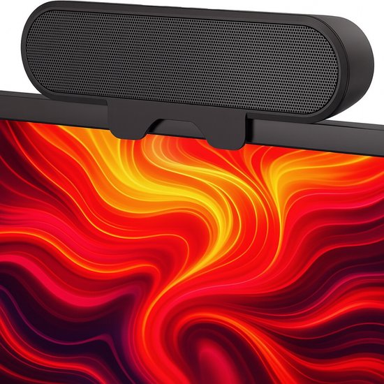 Barre de son PC - Son puissant - Sans fil - Pour les jeux - Party box - Mini Soundbar - Haut-parleur pour PC - 10 watts - Skoov