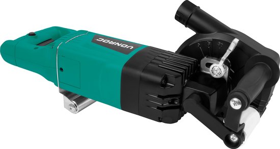 VONROC PRO Trencher- Wall Router - 2400W -150MM - Lame 3-en-1. - Adaptateur pour aspirateur inclus