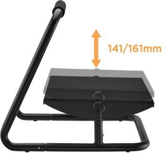 Tabouret de bureau ergonomique - repose-pieds - inclinable réglable en hauteur