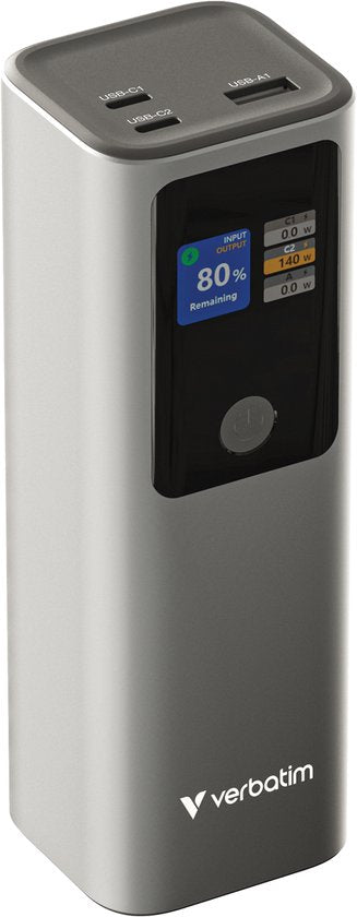 Verbatim Charge 'n' Go 27000mAh Power Bank 183W Grey