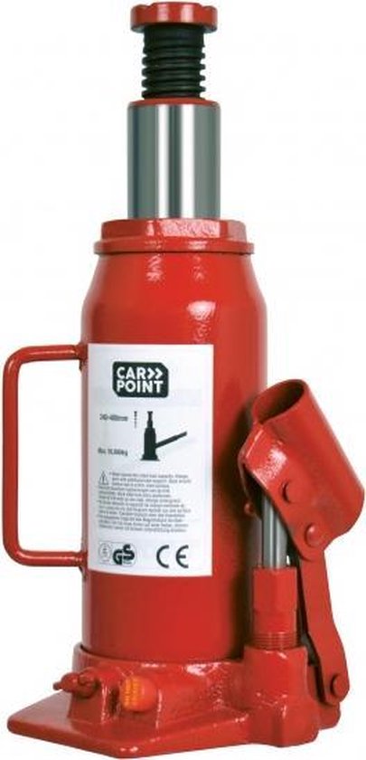 Carpoint Hydraulic Pot Jack 10 Ton | Jack 10,000KG pour voiture, caravane, remorque