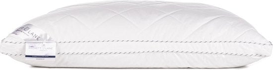 Oreiller Heckettlane - Oreiller en forme de boîte avec rembourrage synthétique - Oreiller antiallergique - 80x80 cm - Pour les dormeurs sur le dos, sur le côté et sur le ventre - 1 pièce