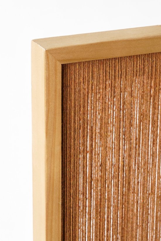 Mica Decorations Kuba Décoration murale - L50 x L3 x H70 cm - FSC 100% - Coton - Orange