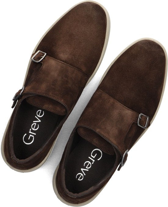 Greve Wave Sneakers - Suede - Hommes - Marron - Taille 45