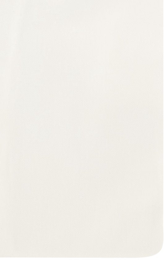 Chemise homme slim fit Profuomo - sergé - blanc - Repassage facile - Taille : 39