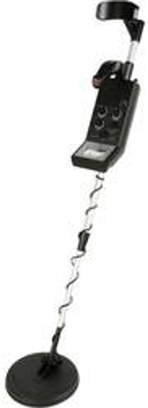 Velleman Détecteur de métaux, bobine de recherche étanche 20 cm, compteur analogique, profondeur de recherche 12 cm