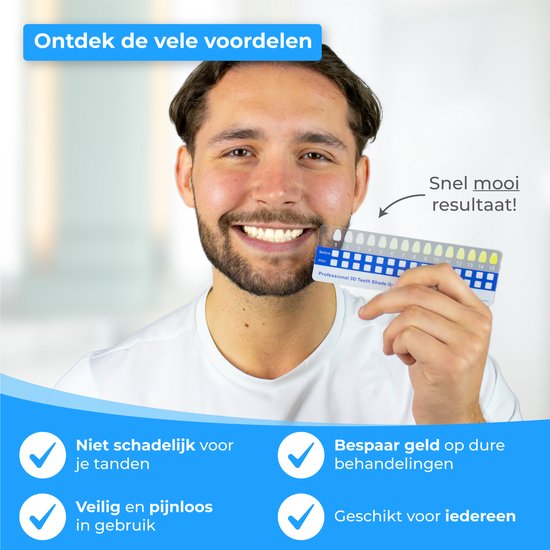 Nuvance - Kit de blanchiment des dents - 5 seringues sans peroxyde (0%) - Blanchisseurs de dents - Kit de blanchiment des dents - Dents blanches