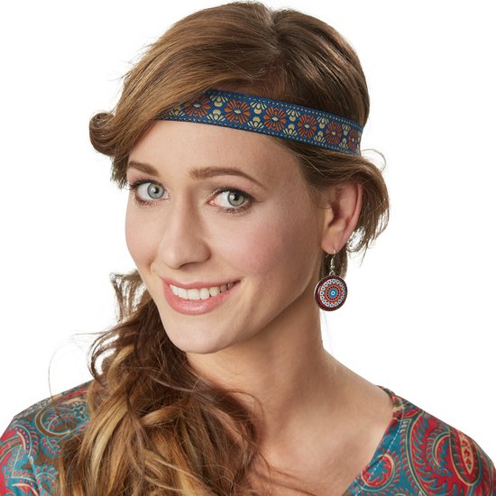 Dressforfun Hippie Girl Harmony XL - costume de déguisement pour halloween, carnaval, carnaval - 302611