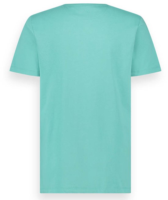 LEBASQ - The Baker - T shirt - Manches courtes - Lagoon - M - coton organique - Impression 3D sur la poitrine