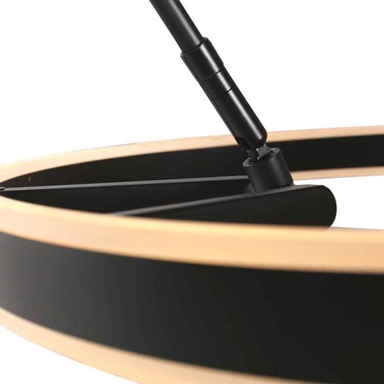 Steinhauer - lampadaire - Ringlux - noir - métal - lampe à arc - LED - 4130ZW