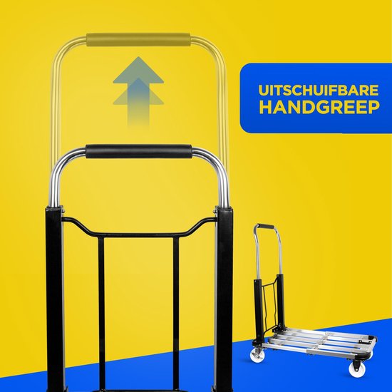 Kinzo Trolley Foldable - Trolley - Chariot de transport - jusqu'à 150 KG
