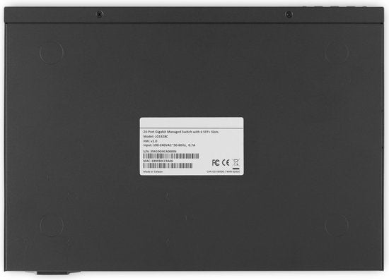 Linksys LGS328C - Commutateur réseau - Gigabit - Géré - 24 ports - 4 ports SFP+ - Noir
