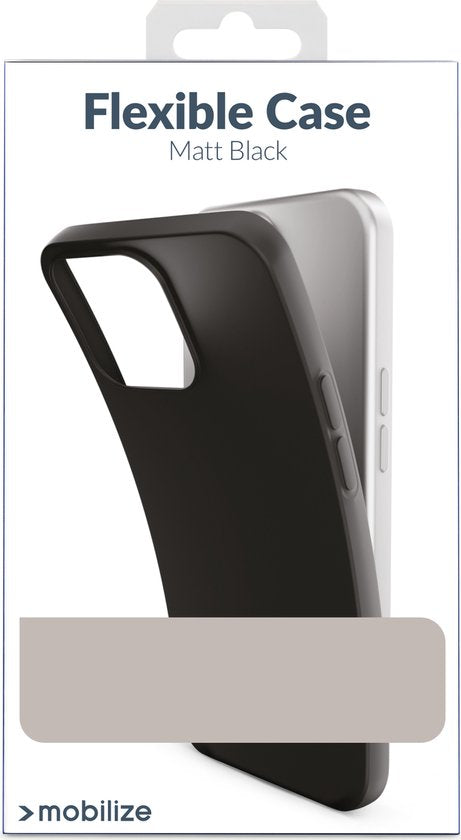 Mobilize - Coque en caoutchouc Gelly pour Samsung Galaxy A41 Coque arrière en TPU flexible - Noir mat