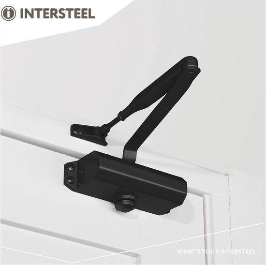 Intersteel Ferme-porte à bras articulé DR 122 noir