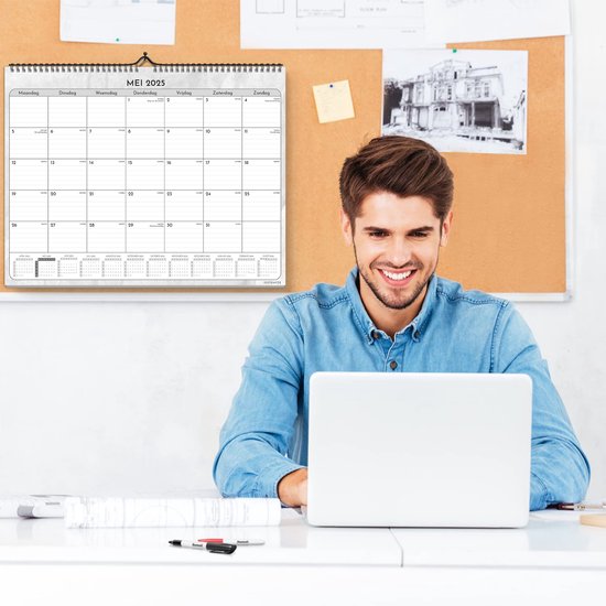 Systemyze Calendrier mensuel 2025 à suspendre 18 mois