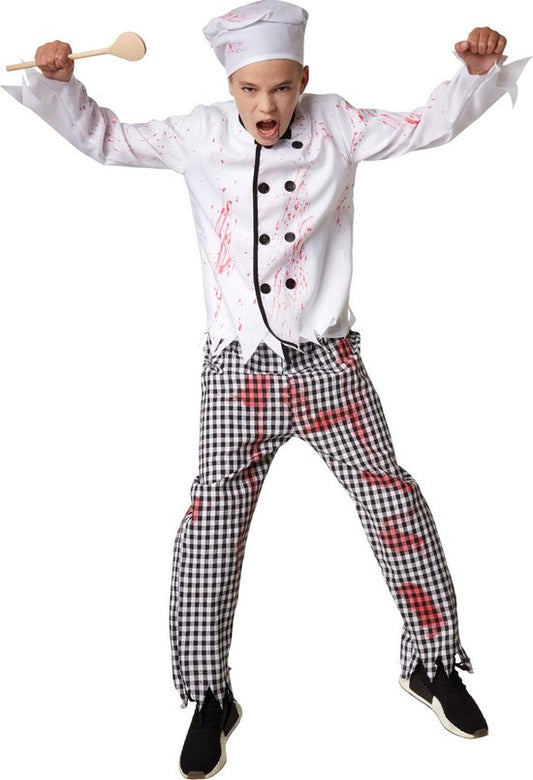 Dressforfun Creepy cook 140 (9-10y) - déguisement halloween déguisement carnaval déguisement carnaval déguisement carnaval déguisement carnaval - 302217