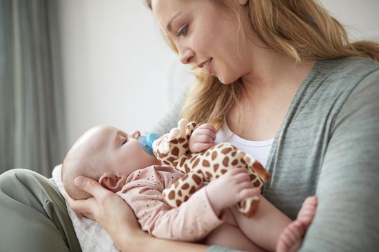 Sucette câline Philips - 0 à 6 mois - 1 sucette - Girafe - bleu