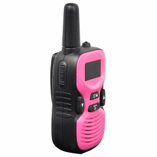Denver Talkie-walkie - Enfants - 8 canaux - Jusqu'à 2km de portée - Lot de 2 - Lampe de poche - WTK441