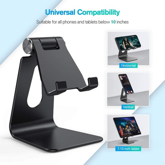 Garpex® Phone Stand - Support pour téléphone - Support pour téléphone - Support pour téléphone - Support pour tablette - Support pour tablette - Support pour tablette - Universel - Couleur or
