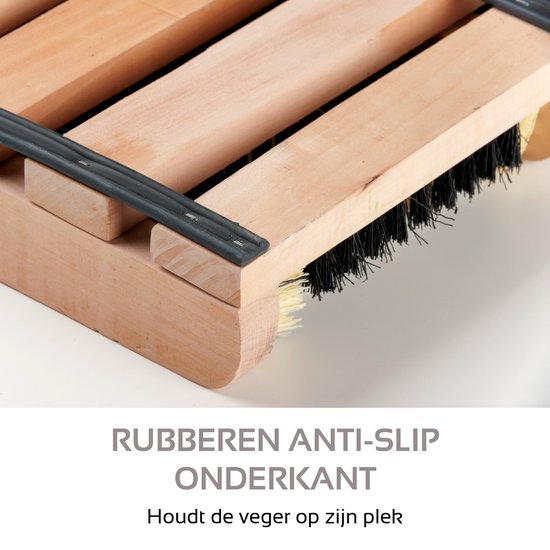 Brosse à pieds avec brosses - pour bottes et chaussures - Bois - Antidérapant