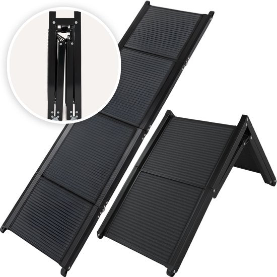 Planche de marche pour chien pour voiture - Marchepied pliable pour chien - Avec antidérapant - 160 cm