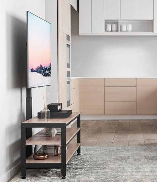 Support TV modèle mural, VDD Gaming, Fin, Orientable, Jusqu'à 70 pouces