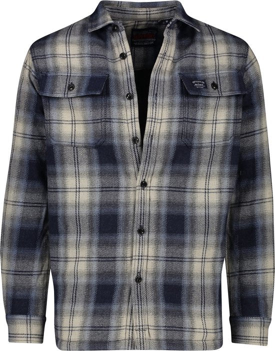 Superdry - Miller Jack Wool Blue - Homme - Taille M - Modern-fit