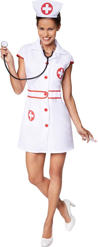 Dressforfun Costume femme infirmière sexy L - déguisement déguisement halloween déguisement soirée carnaval déguisement carnaval déguisement soirée - 301505