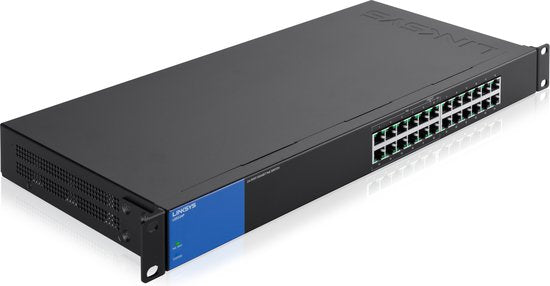 Linksys LGS124P - Commutateur réseau - Non administré - Commutateur PoE - 1000 Mbps - 24-Ports