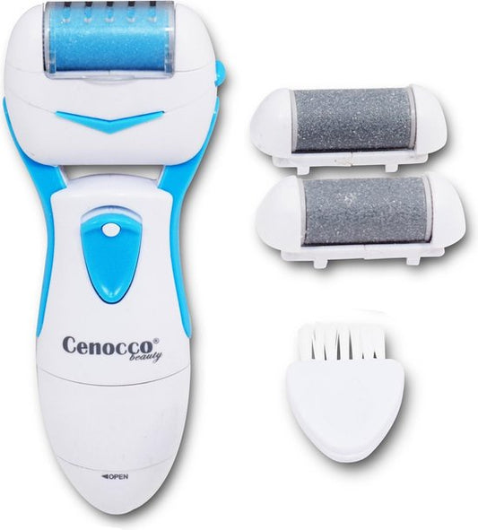 Cenocco Beauty Callus Remover Wet&Dry Electronic- CC-9019 - Rotation à 360° pour des pieds doux et soyeux - Waterproof