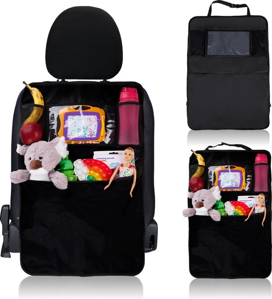 All Ride Car seat organizer - Organiseur de voiture - Porte-tablette - Noir