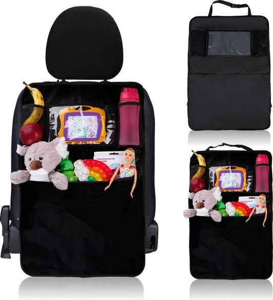 All Ride Car seat organizer - Organiseur de voiture - Porte-tablette - Noir