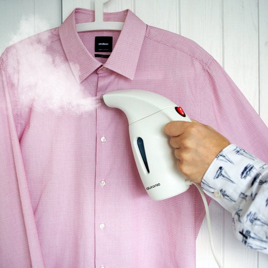 Auronic Défroisseur à linge - Défroisseur - Défroisseur à main pour vêtements et meubles - 180ml - Défroisseur - Blanc