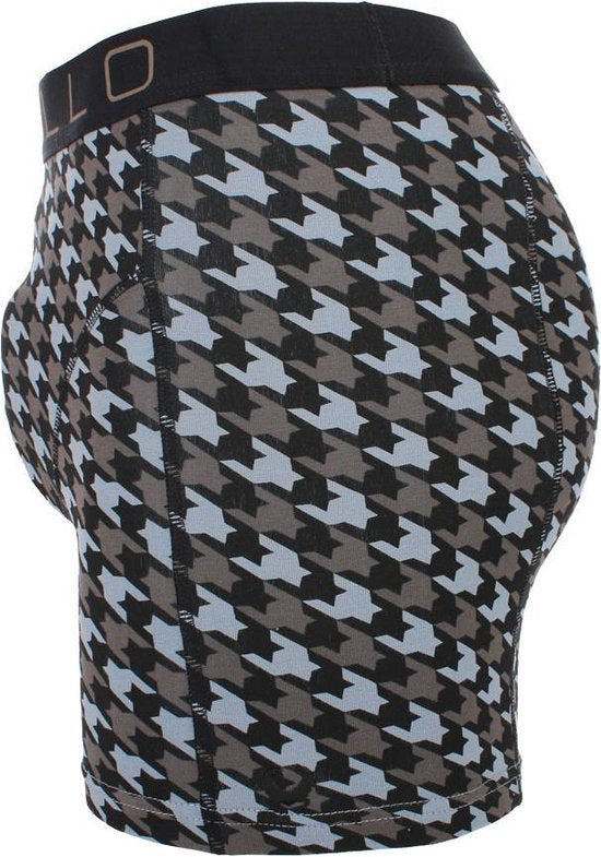 Cavello - 2-pack Boxershorts Noir / Pepita Print - S