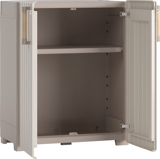 Keter - Meuble de rangement - Groove - bas - beige - fr - couleur sable