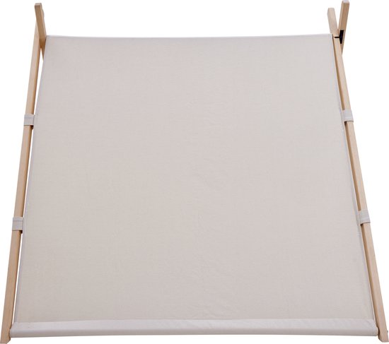 Sunny Como Tente de jeu Crème– Wigwam Tipi pour enfants - bâtons en bois FSC - 123x106x107cm