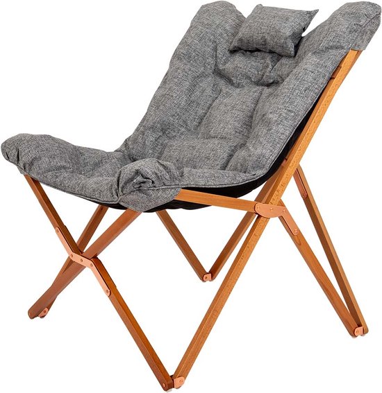 Bo-Camp - Urban Outdoor - Fauteuil relax - Bloomsbury Comfort - Gris