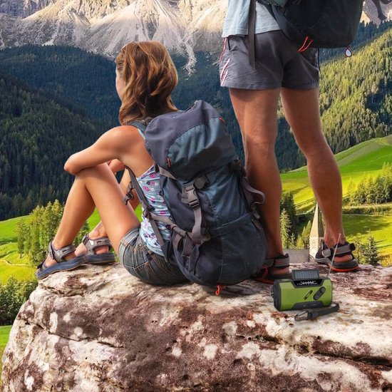 Radio d'urgence - Radio solaire - Radio d'urgence solaire - Radio de survie - Radio à piles - Radio d'urgence - Radio à dynamo - Radio d'urgence - Radio portable - Rembobinable - Radio à manivelle