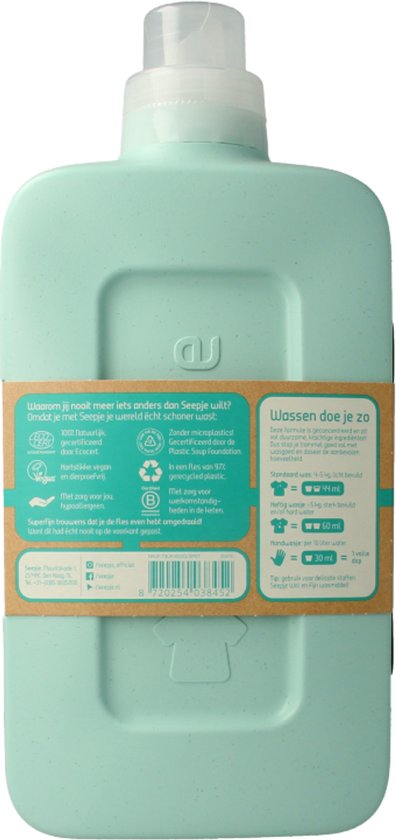 Seepje Détergent liquide universel Jasmin pétillant 23 lavages - 1 litre