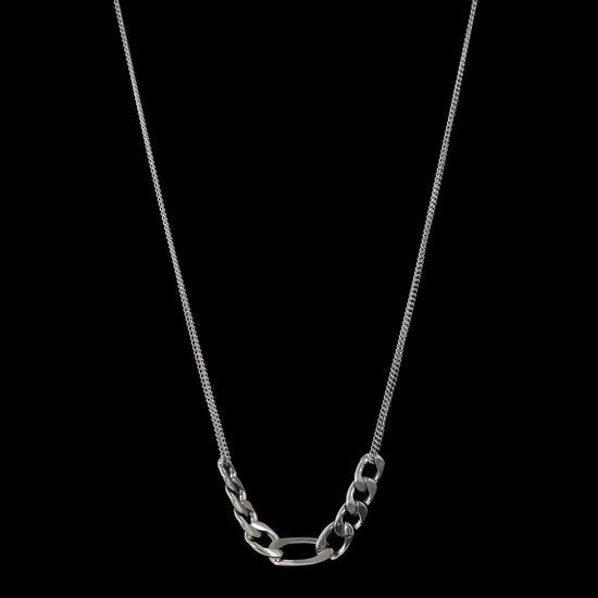 Chaîne en argent avec maillon - Laura Ferini