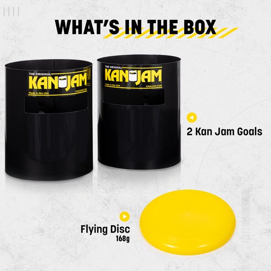 KanJam Original Game Set - Jeu de frisbee pour l'intérieur et l'extérieur - Recyclé