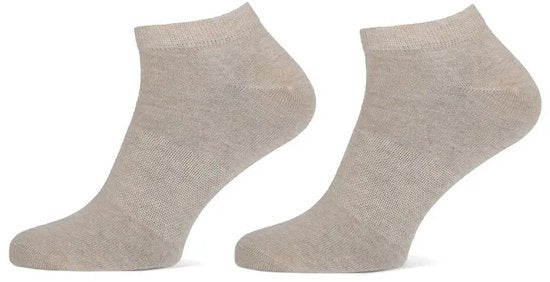 2 paires de chaussettes d'entraînement en bambou - Chaussettes de cheville en bambou doux pour femmes et hommes - 38 - Noir