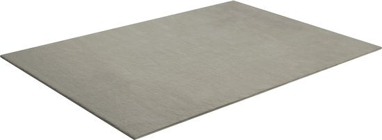 tectake® Tapis à poils courts - 120 x 170 cm - Sable - Tapis pour le salon, la chambre à coucher, la salle à manger - Facile d'entretien et lavable - Sous-couche antidérapante - Antiallergique - Diverses tailles et couleurs