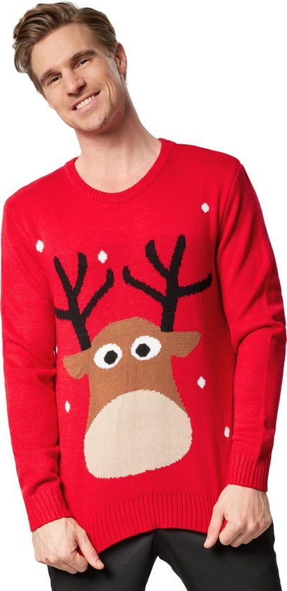 Dressforfun Pull de Noël sympathique renne XXL - déguisement halloween déguisement carnaval déguisement carnaval déguisement carnaval déguisement carnaval - 303394