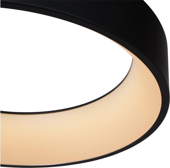 Lucide TALOWE LED - Lampe suspendue - Ø 60 cm - LED Dimmable - 1x39W 3000K - Noir