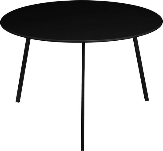 Table d'appoint - Mica Decorations - Table extérieur - H38 x Ø58 cm - Métal - Noir