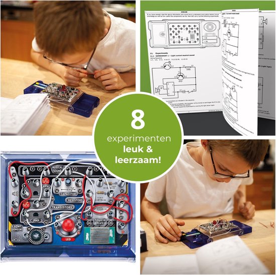 Velleman Kit de projets électroniques - 8 expériences - LED & musique