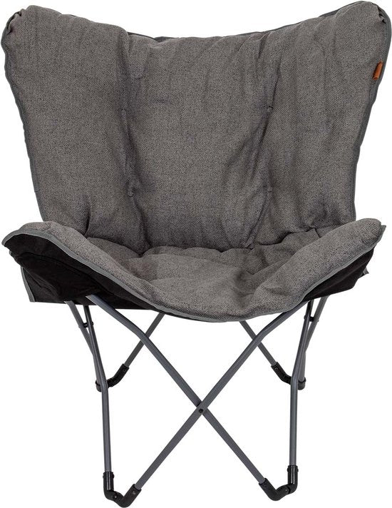 Bo-Camp - Urban Outdoor - Chaise papillon - Grainger - L - Nika - Gris